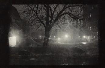 JOSEF SUDEK (1896-1976) Prague at night.